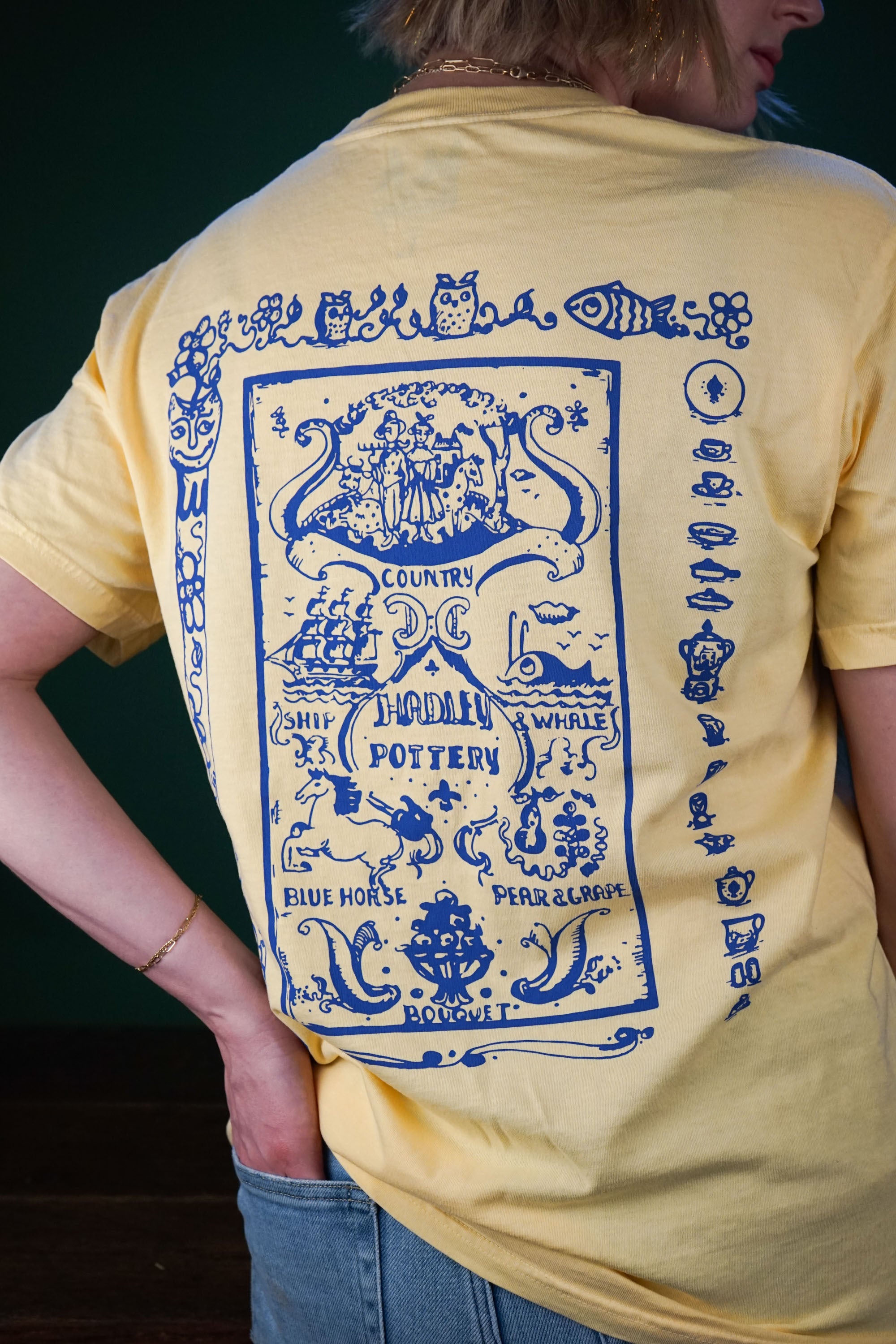 Tall Cat Short Sleeve Pocket T-Shirt