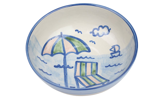 Medium Serving Bowls - Beach Umbrella - SECOND