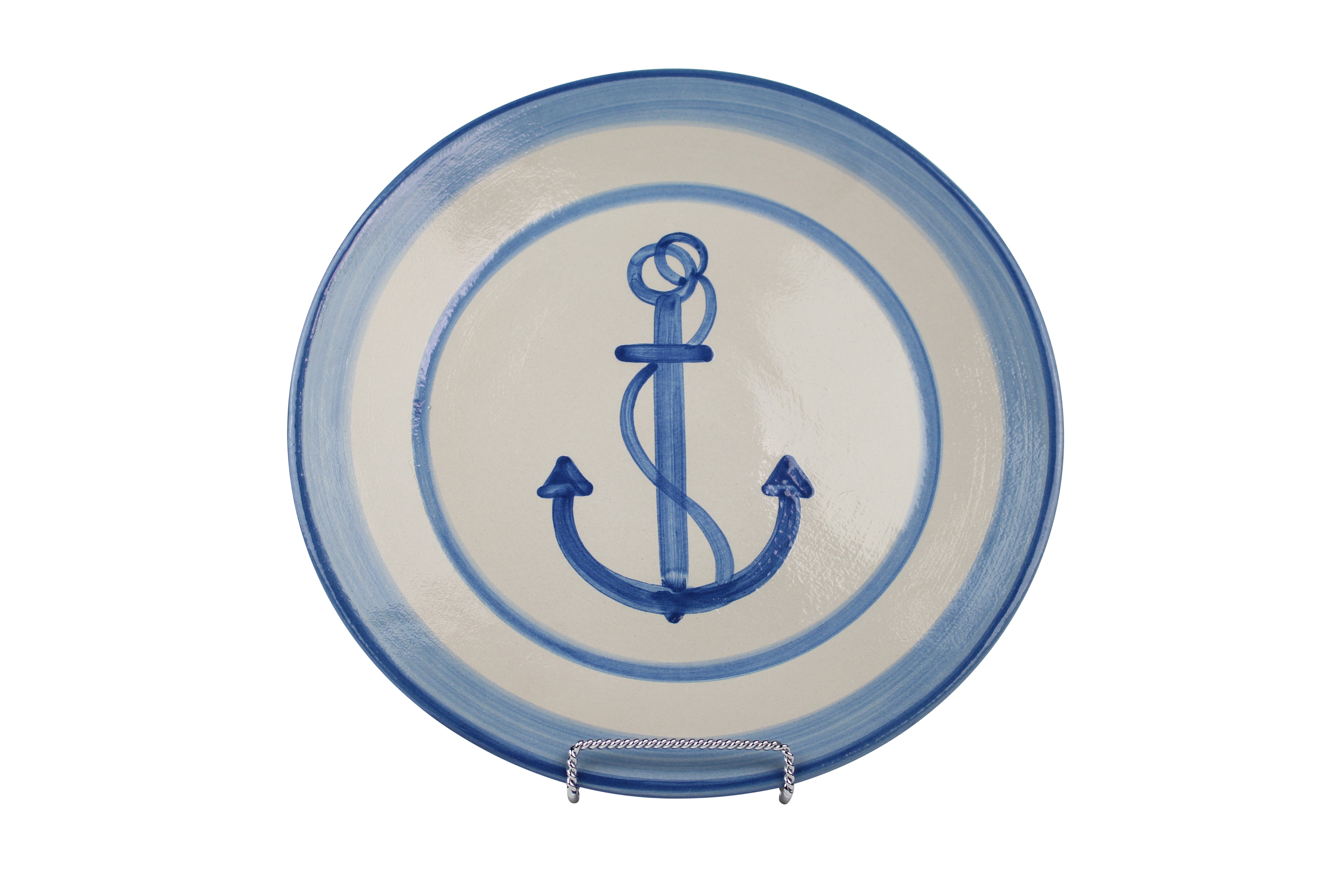 11" Dinner Plate - Anchor