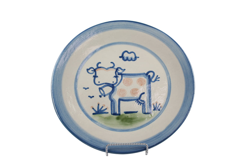 11" Dinner Plate - Cow
