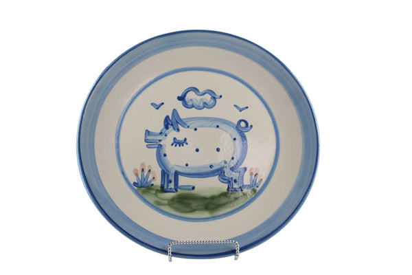 11" Dinner Plate - Pig