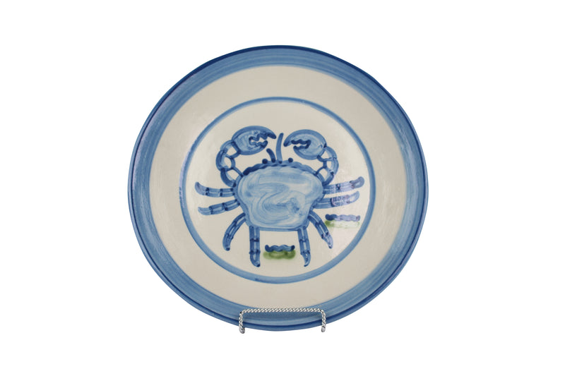 11" Dinner Plate - Crab