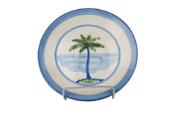 11" Dinner Plate - Palm Tree