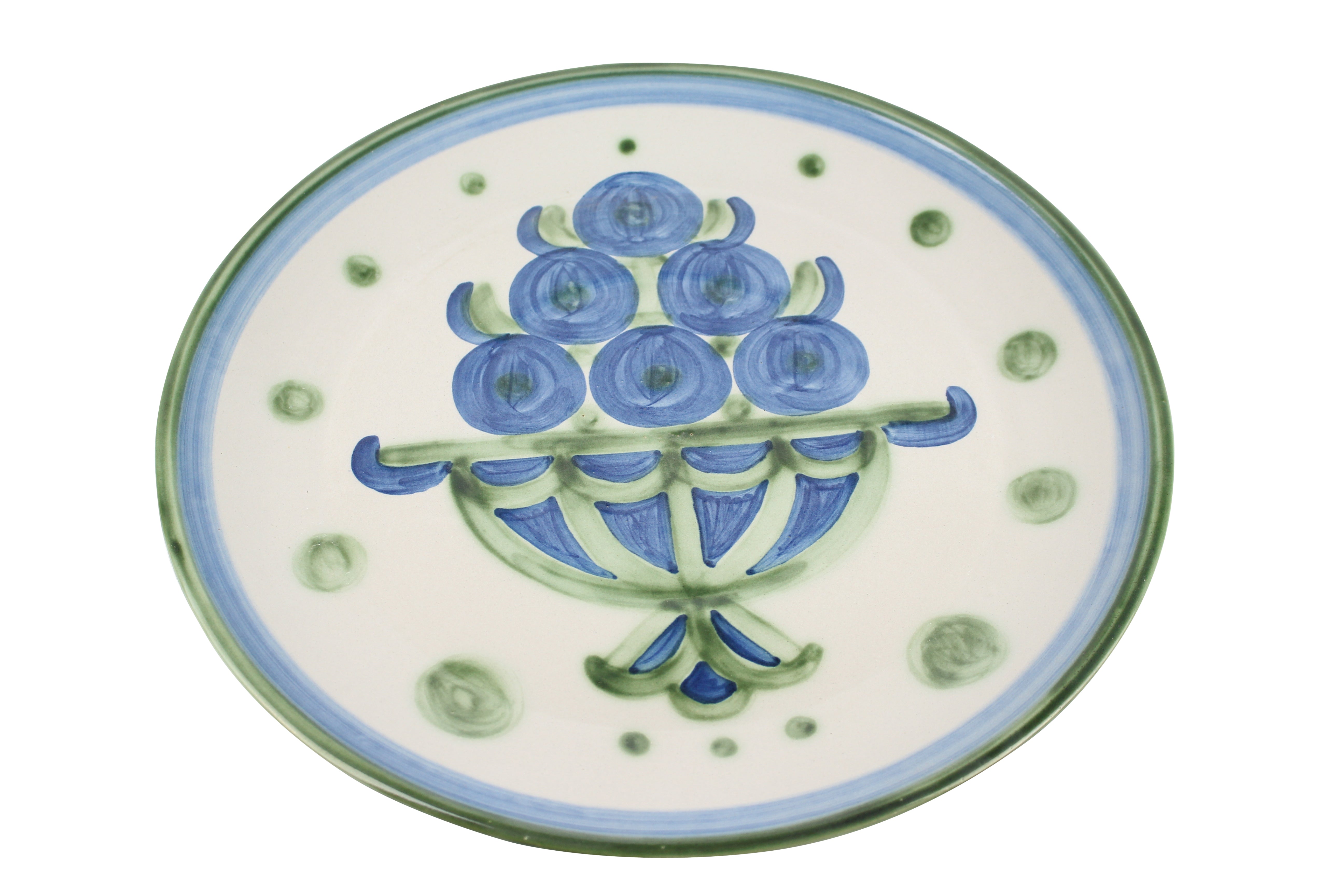 15" Round Platter - Bouquet