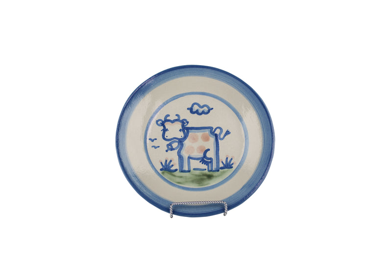9" Lunch Plate - Cow