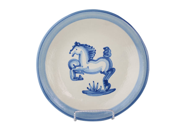 9" Lunch Plate - Blue Horse