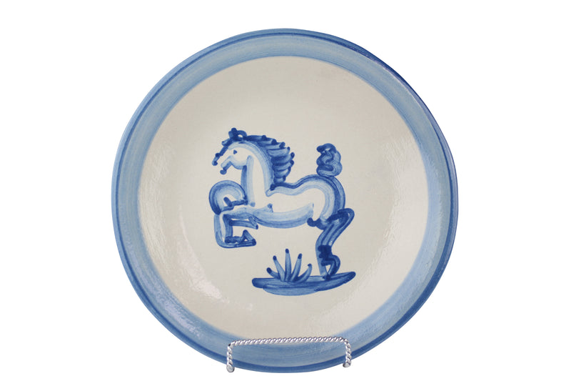 9" Lunch Plate - Blue Horse