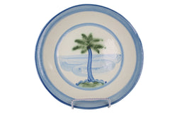 9" Lunch Plate - Palm Tree