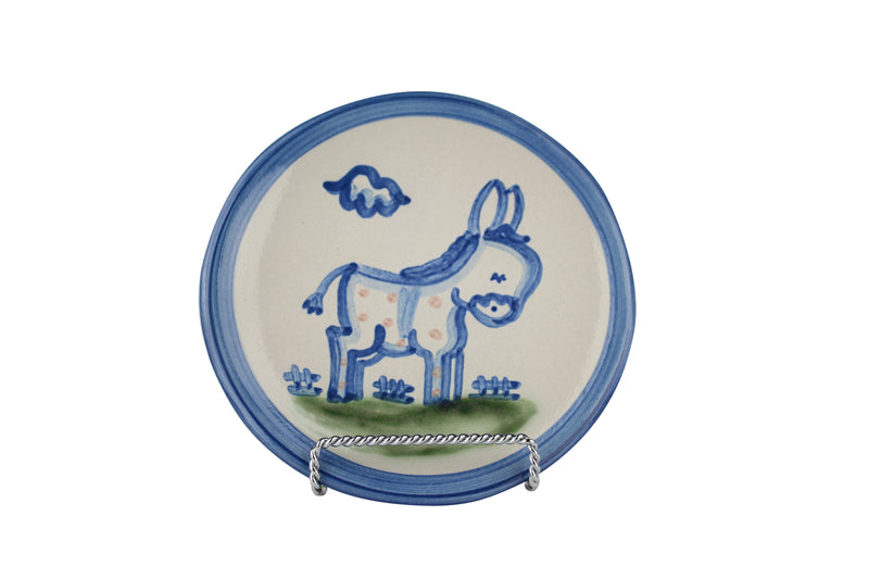 6" Bread Plate - Donkey