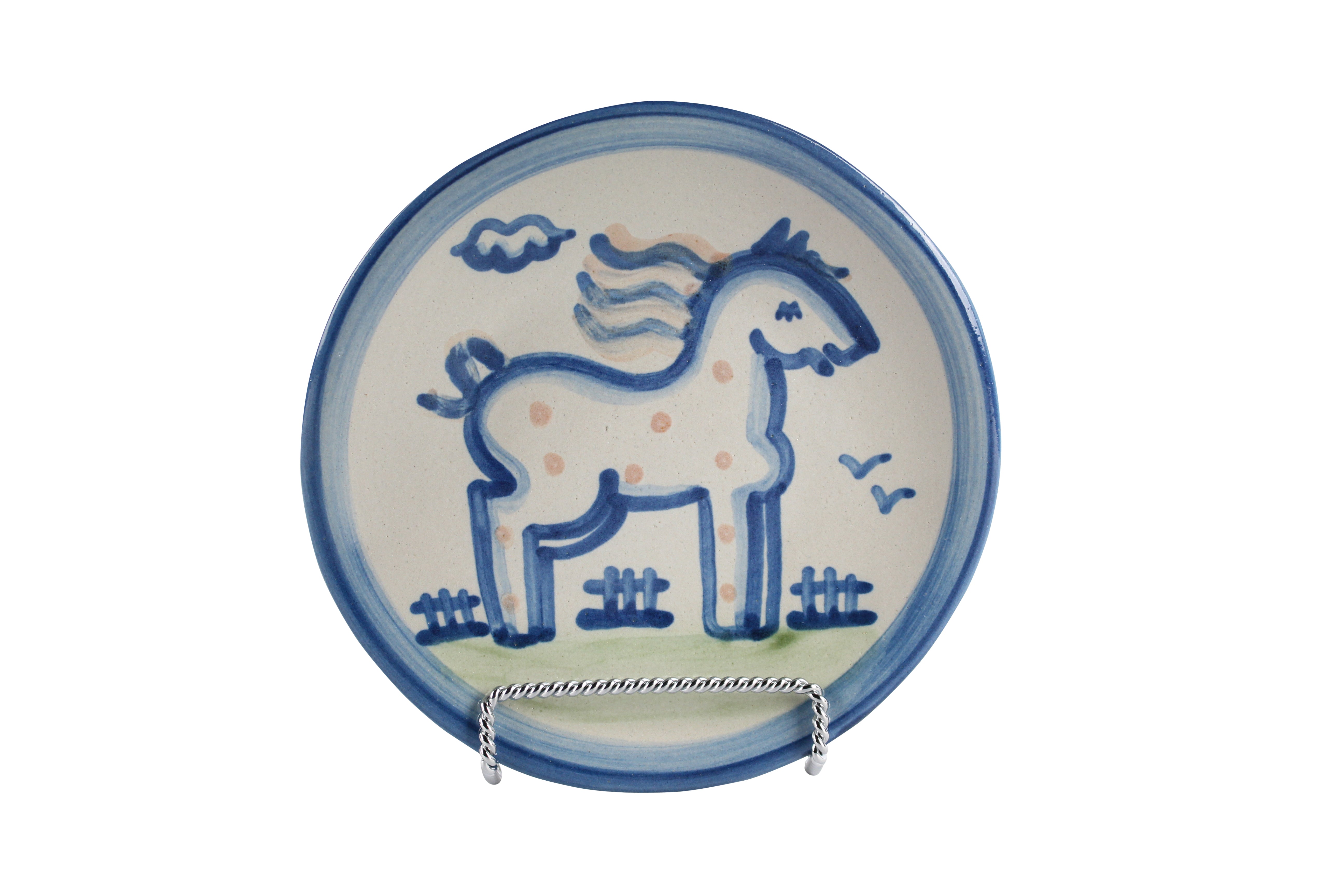 6" Bread Plate - Horse