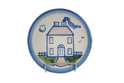 6" Bread Plate - House