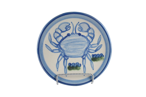6" Bread Plate - Crab