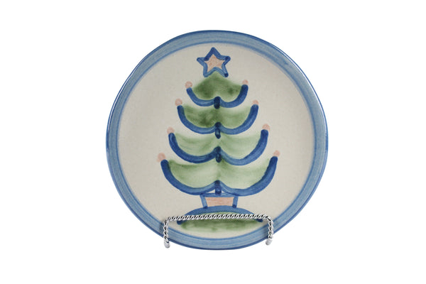 6" Bread Plate - Christmas Tree