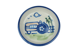Pasta Plate - Pink Tracktor