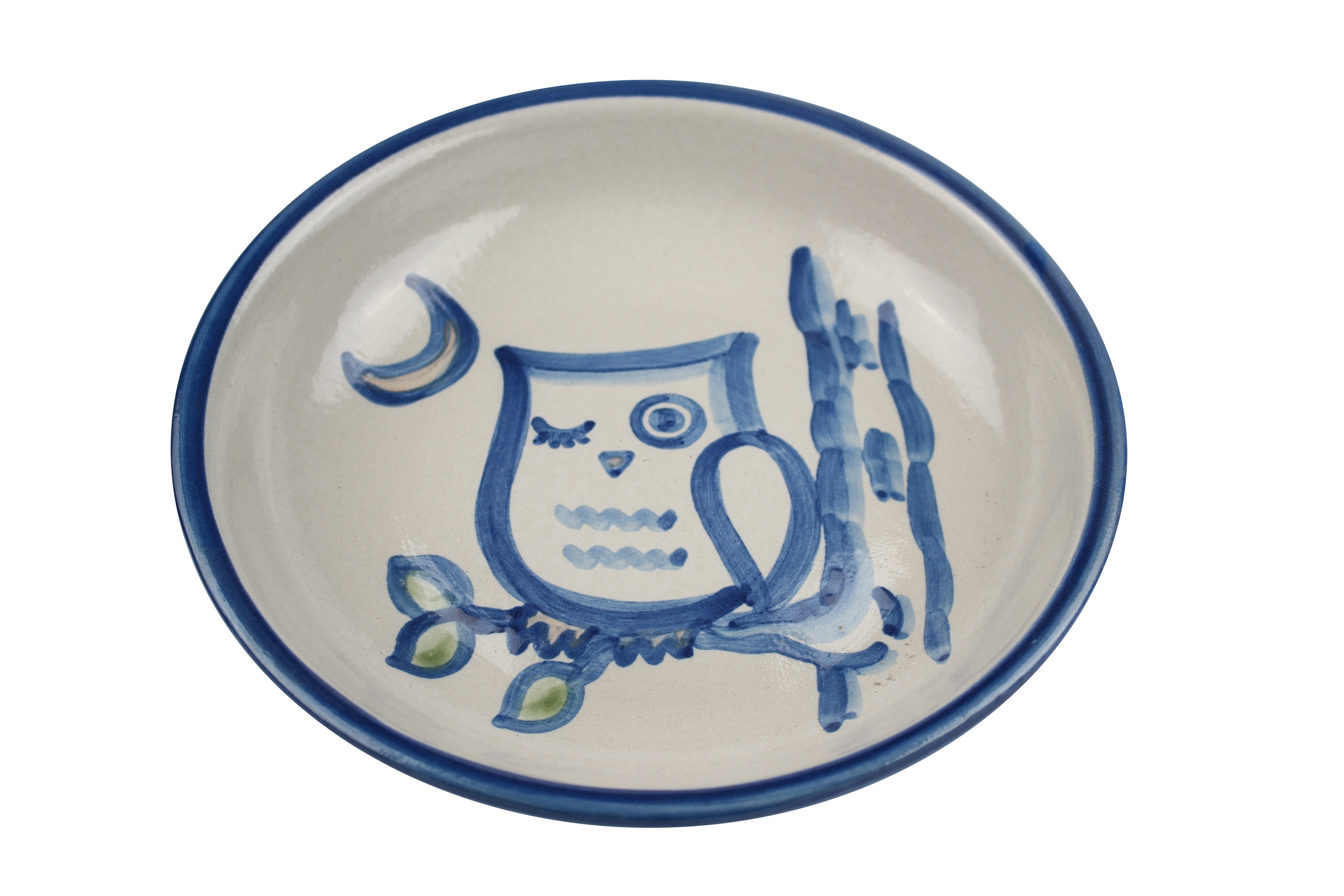 7.5" Feeder Plate - Owl